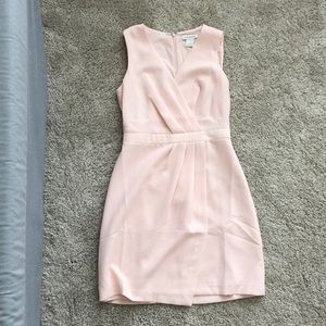 Club Monaco Winhona Draped V-Neck Sleeveless Dress